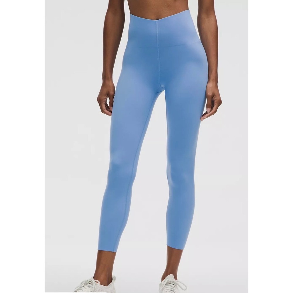 NWT Lululemon Glow Up High Rise‎ Tight Leggings 25" Pool Blue Size 14 Training
